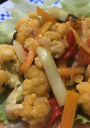 Foto resep Kembang Kol Asam Manis