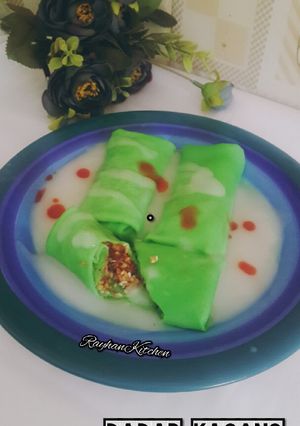 Foto resep Dadar Kacang Vla Santan