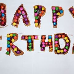 A picture of Happy Birthday Cookies.