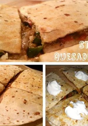 A picture of Cheesy Meat Quesadilla.