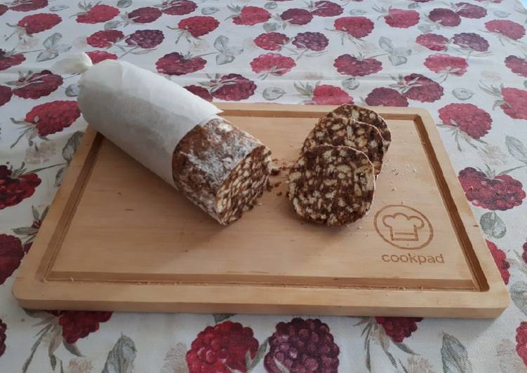 Ricetta Salame Di Cioccolato Bimby Di Ila Cookpad