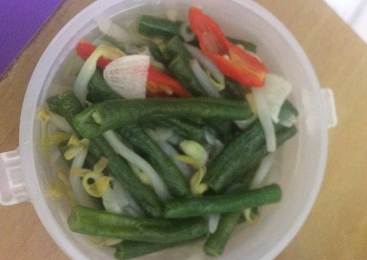 Tumis Kacang Panjang Tauge