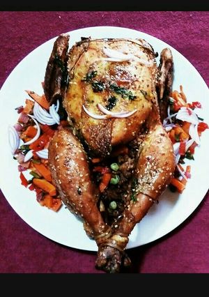 A picture of Oven Grilled chicken.