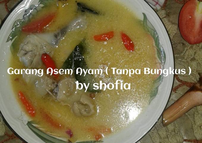 Garang Asem Ayam (Tanpa Bungkus)