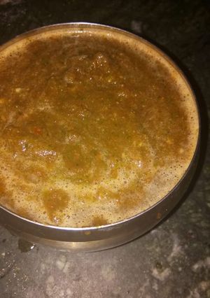 A picture of Coriander chutney.