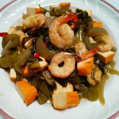 Tumis sawi asin udang রেসিপির প্রধান ছবি