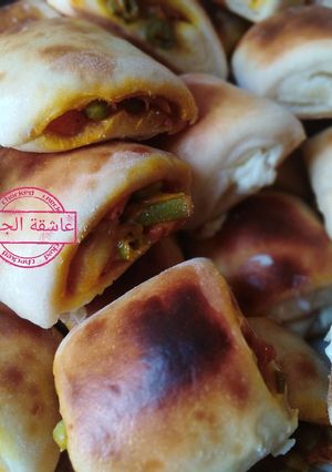 صورة لوصفة فطاير خضار وجبن😘😋✌️