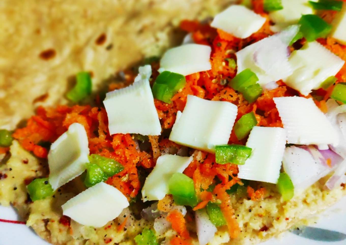 Chickpea Hummus Quesadilla