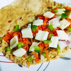 A picture of Chickpea Hummus Quesadilla.