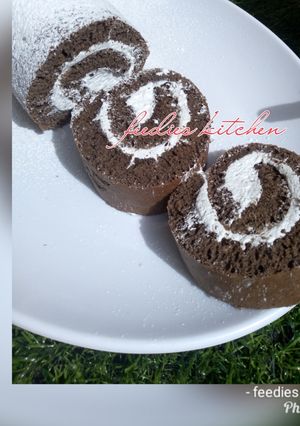 A picture of Chocolate Swiss roll.