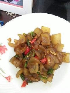 Foto resep Tumis kikil cabe ijo