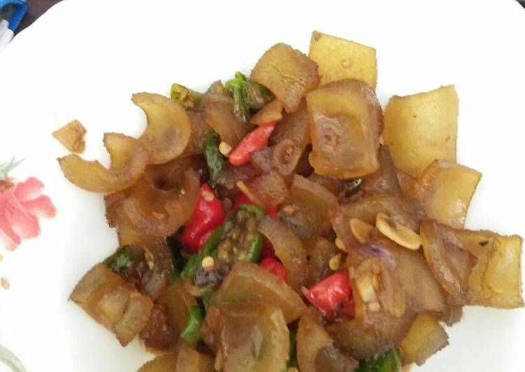 Easiest Way to Prepare Tasty Tumis kikil cabe ijo