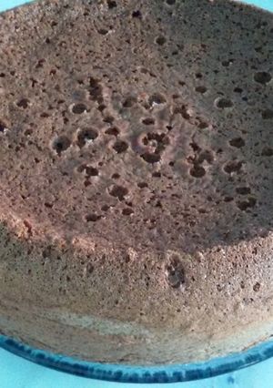 Una foto de Bizcochuelo de chocolate