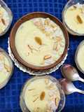 Ground Rice and Coconut Phirni