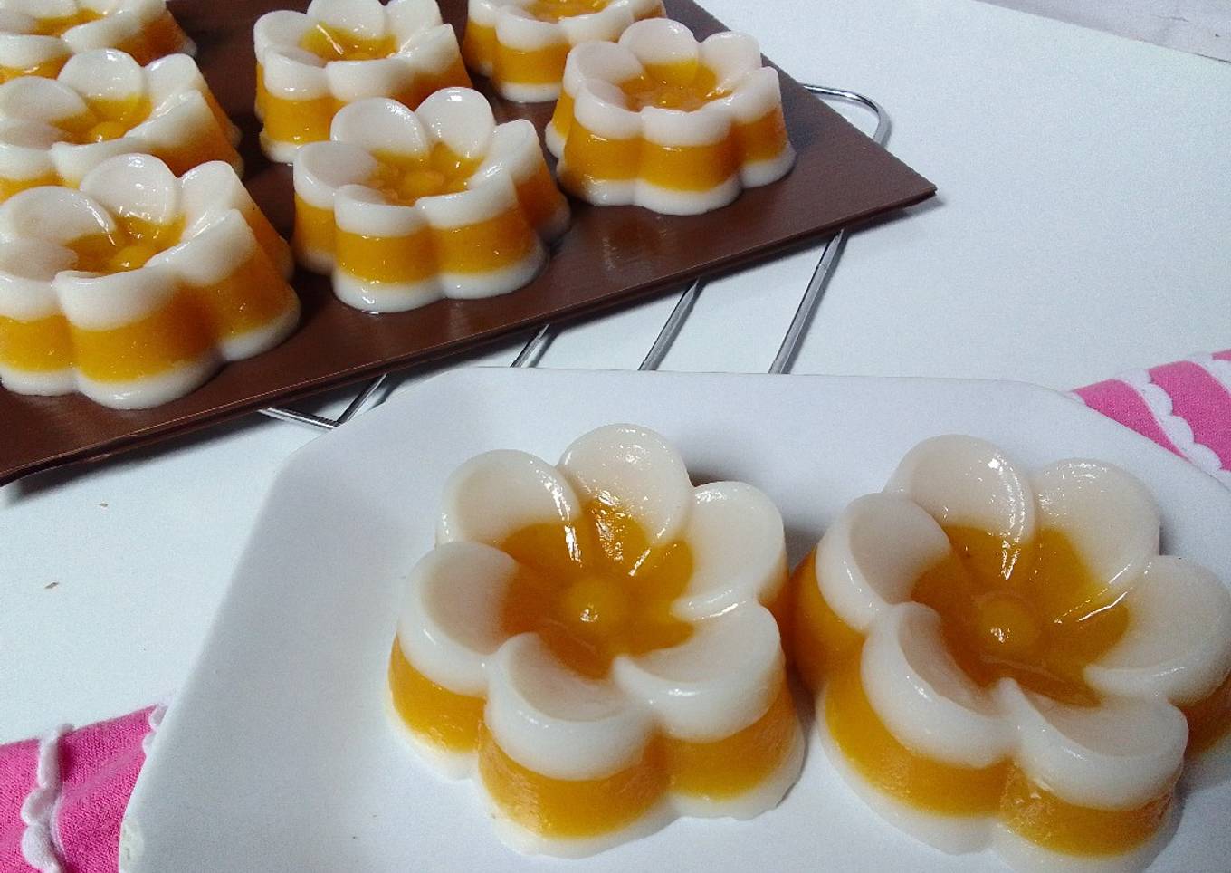 Kue talam labu kuning