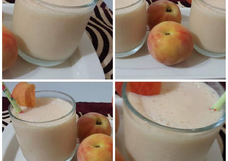 Best Idea to Preparing Tasty 🍑🍑Peach shake🍑 🍑