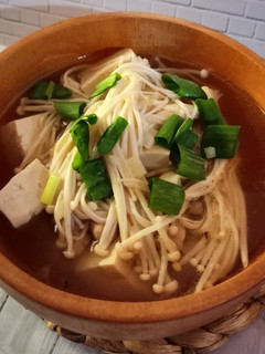 Foto resep Sup Tofu Enoki