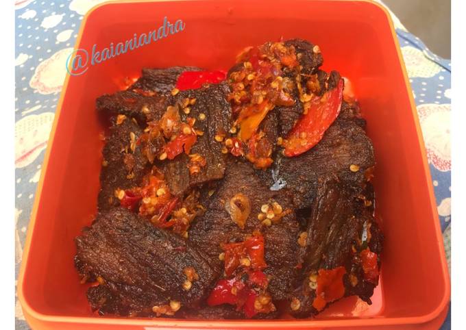 Dendeng Balado Pedas