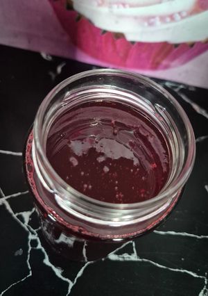 Une photo de Gelée de framboises fraîches au Magimix