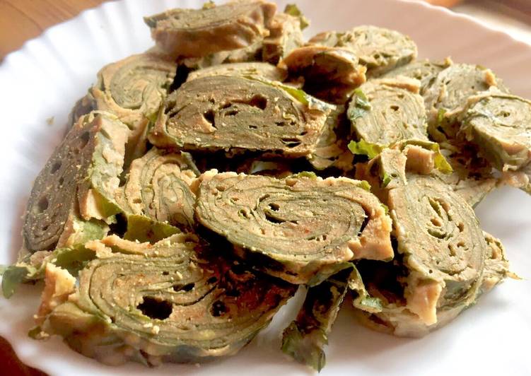 Recipe of Quick Arbi ke patto ke patode