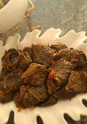 عکسی از دستور دلمه برگ مو در زودپز برقی🍀🍀
