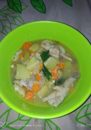 Foto resep Sup Labu ayam🐥