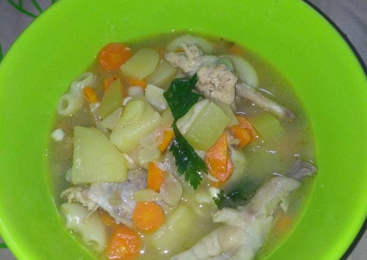Resep Sup Labu ayam🐥 Anti Gagal