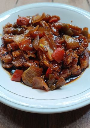 Foto resep Ayam Lada Hitam