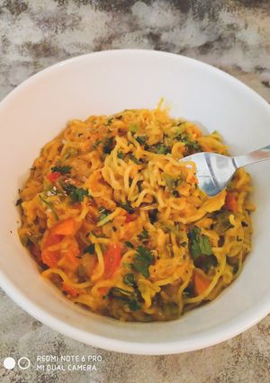 A picture of Veg Cheese Maggie.