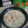 Creamy Shrimp Udon / Udon Udang Kuah Krim