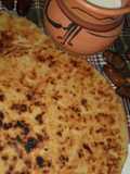 خبز فطير او الكسرة مبسة 🤤