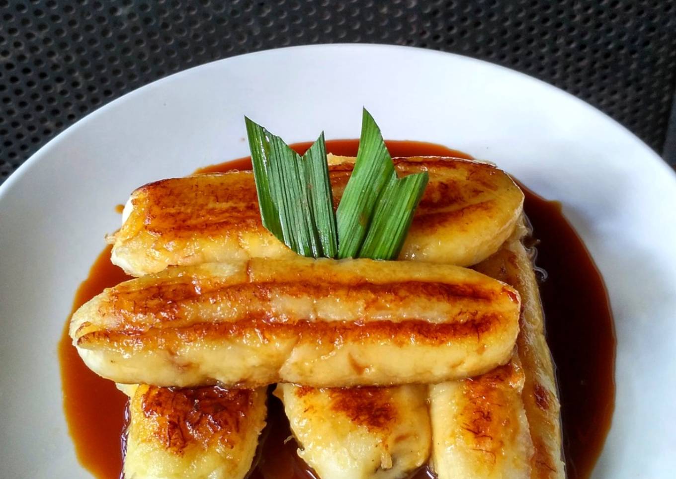 Pisang Panggang Saus Kinca