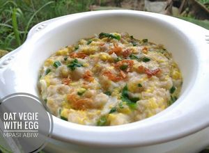 Foto resep MPASI 1Y+ Oat Vegie with Egg