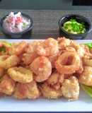 Chicharrón de mariscos a base de pan rallado👍🇵🇪