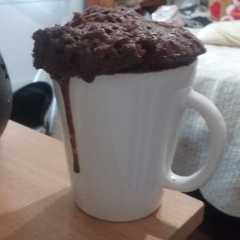A picture of Bizcochuelo en taza 3 minutos.