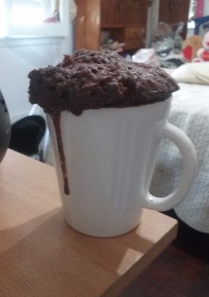Una foto de Bizcochuelo en taza 3 minutos