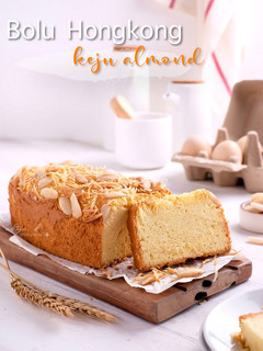 Foto resep Bolu Hongkong Keju Almond