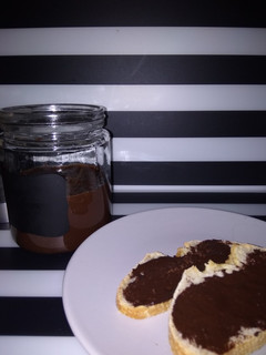 Una foto de Crema de cacao de anacardos