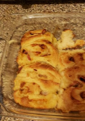 A picture of Ham and cheese roll ups.