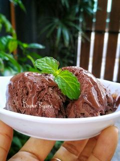 Foto resep Ice Cream Chocolate 3 bahan