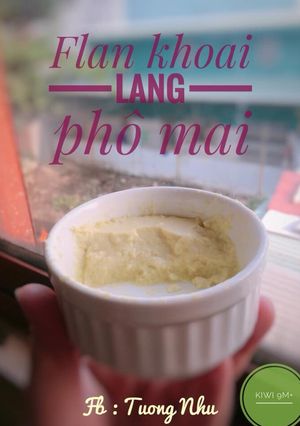 Hình của món Flan Khoai Lang Phô Mai.