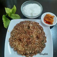Bhajani Thalipeeth A picture of Bhajani Thalipeeth.