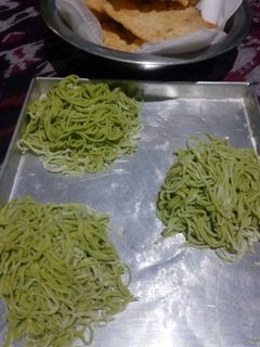 Foto resep Mie Hijau homemade
