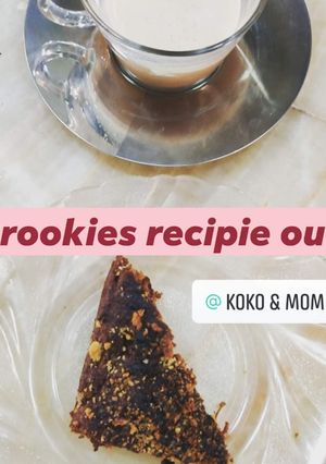 A picture of Peanut and zucchini Brookies.