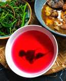 Canh Nước Rau Dền Luộc