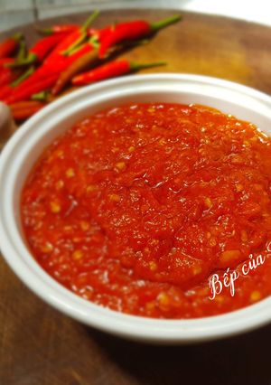 Hình của món Tương ớt.