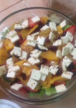 Una foto de Ensalada de frutas