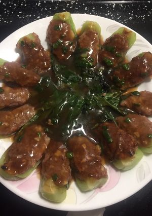 Foto resep 72.Steam sayur daging sapi cincang