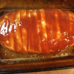 A picture of My classic meatloaf.