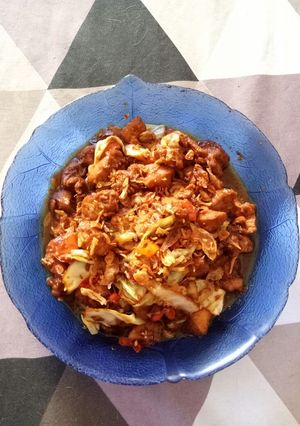 Foto resep Krengsengan ayam tahu
